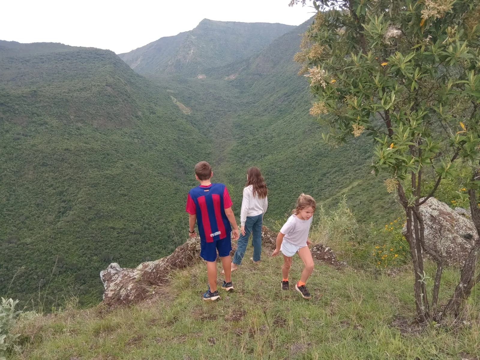 Looking into the inner crater.