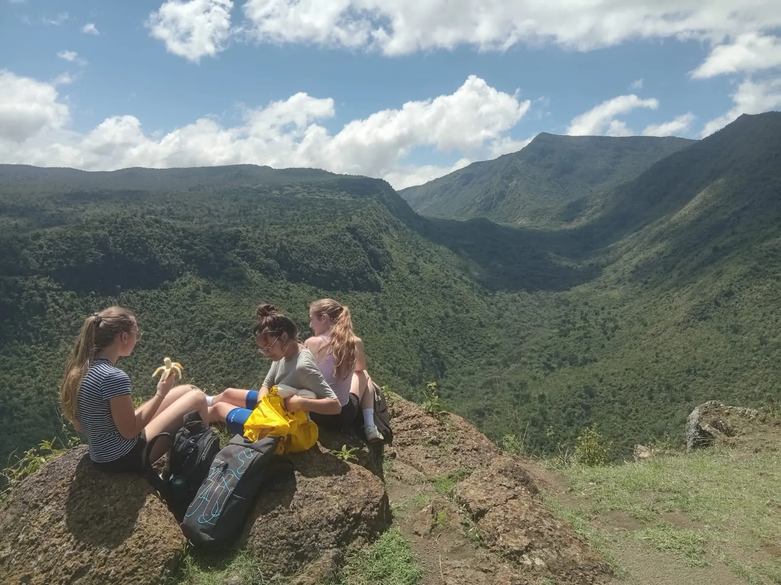 Lunch with a view.